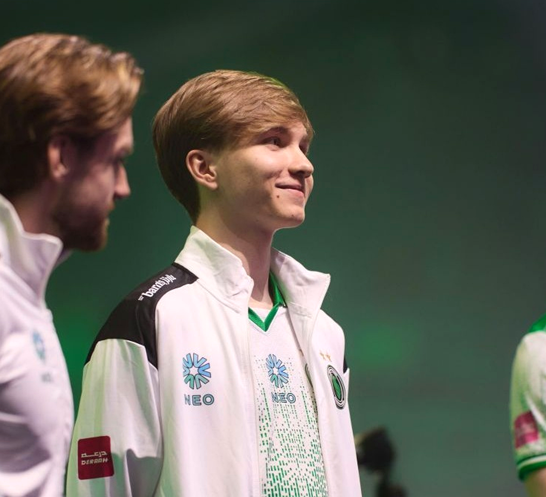 Состав Falcons на сцене во время IEM Cologne Major 2026