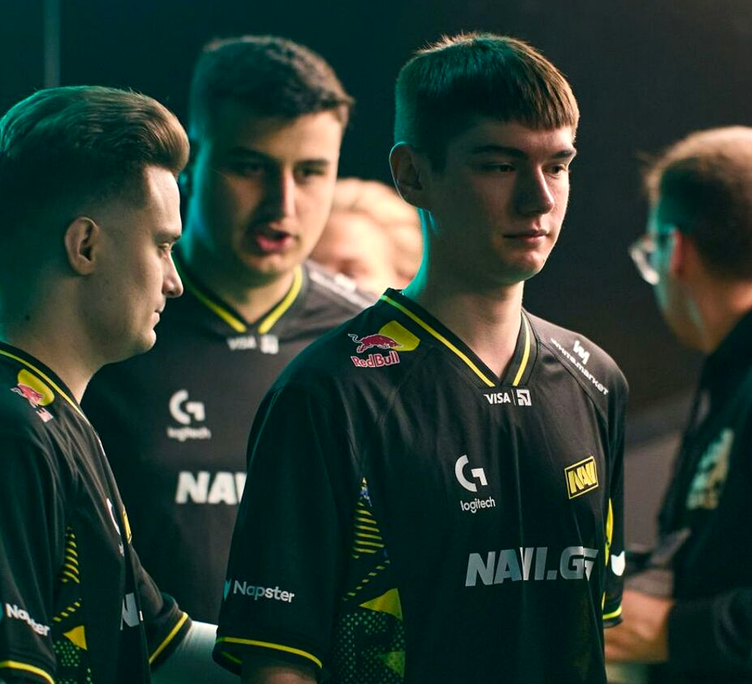 Игроки Natus Vincere перед матчем группового этапа CS2.