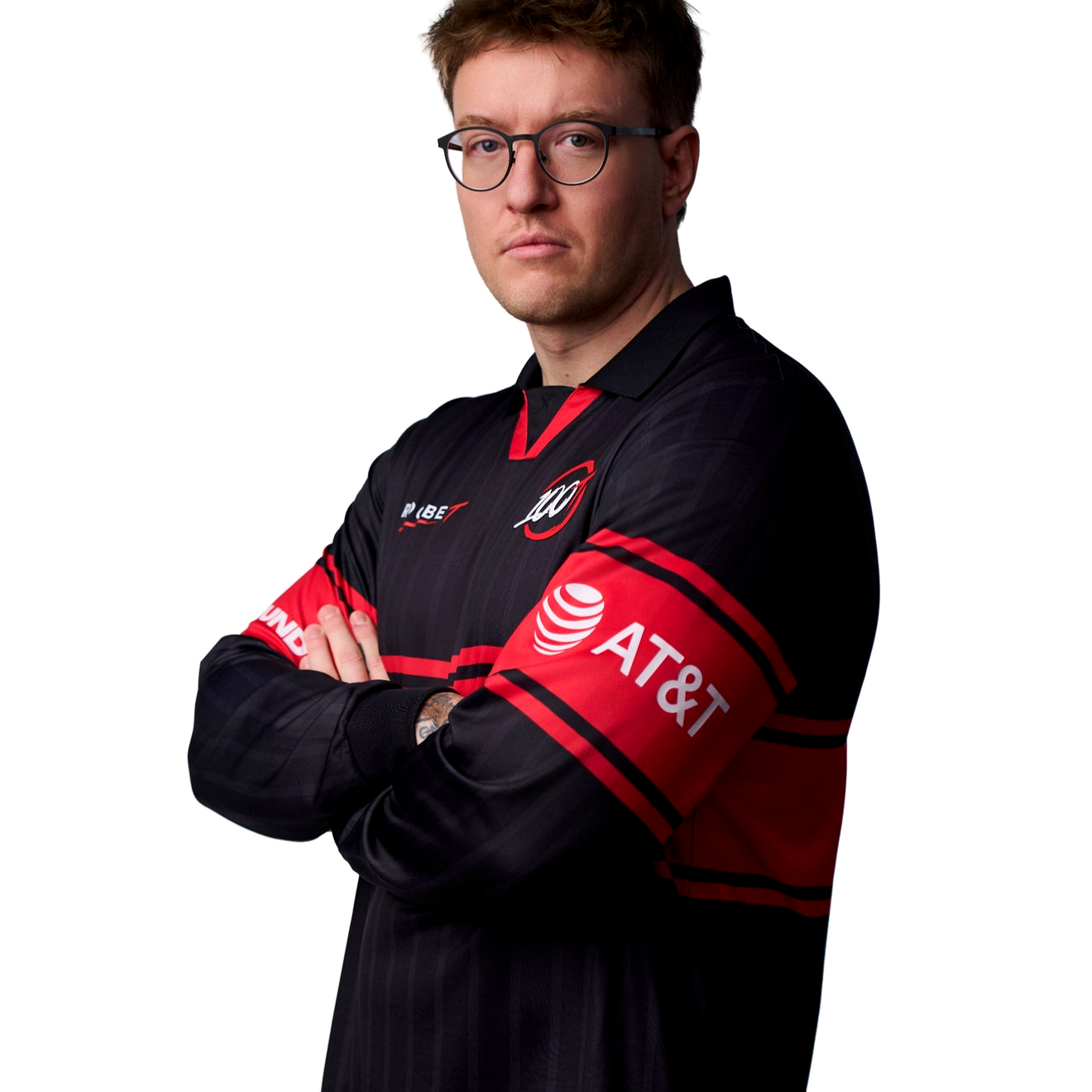 Ростер 100 Thieves во время подготовки к матчу CS2