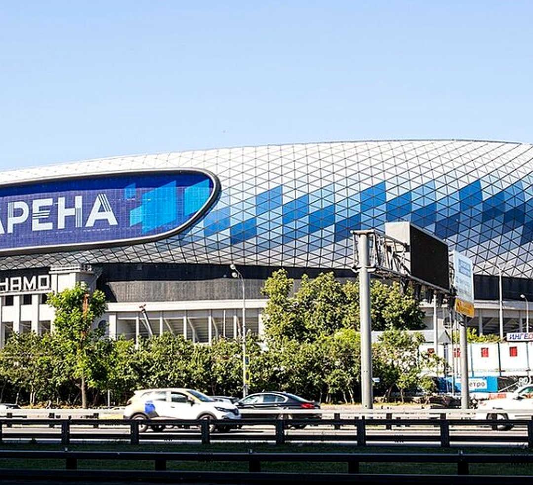 Внешний вид ВТБ Арены в Москве, где планировали провести финал BLAST Premier Spring 2020.
