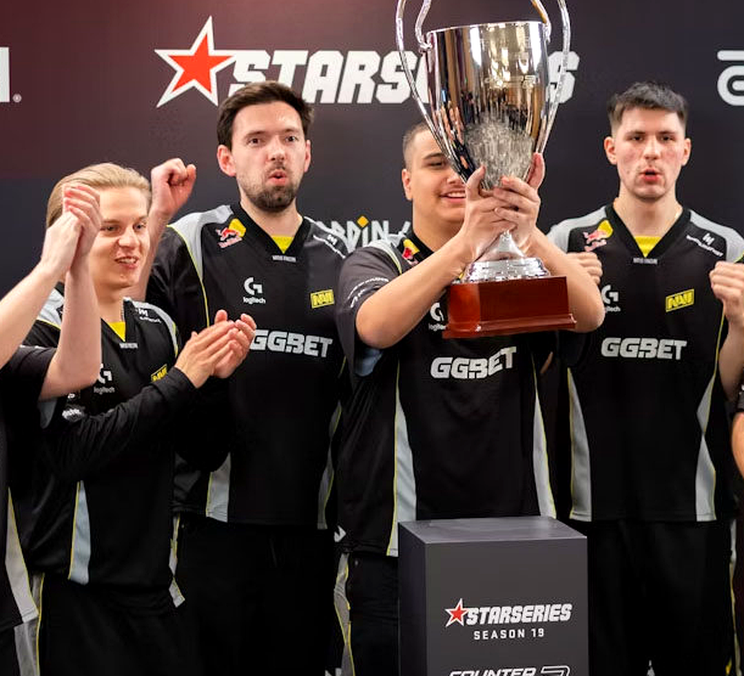 Игроки Natus Vincere во время матча по Counter-Strike 2