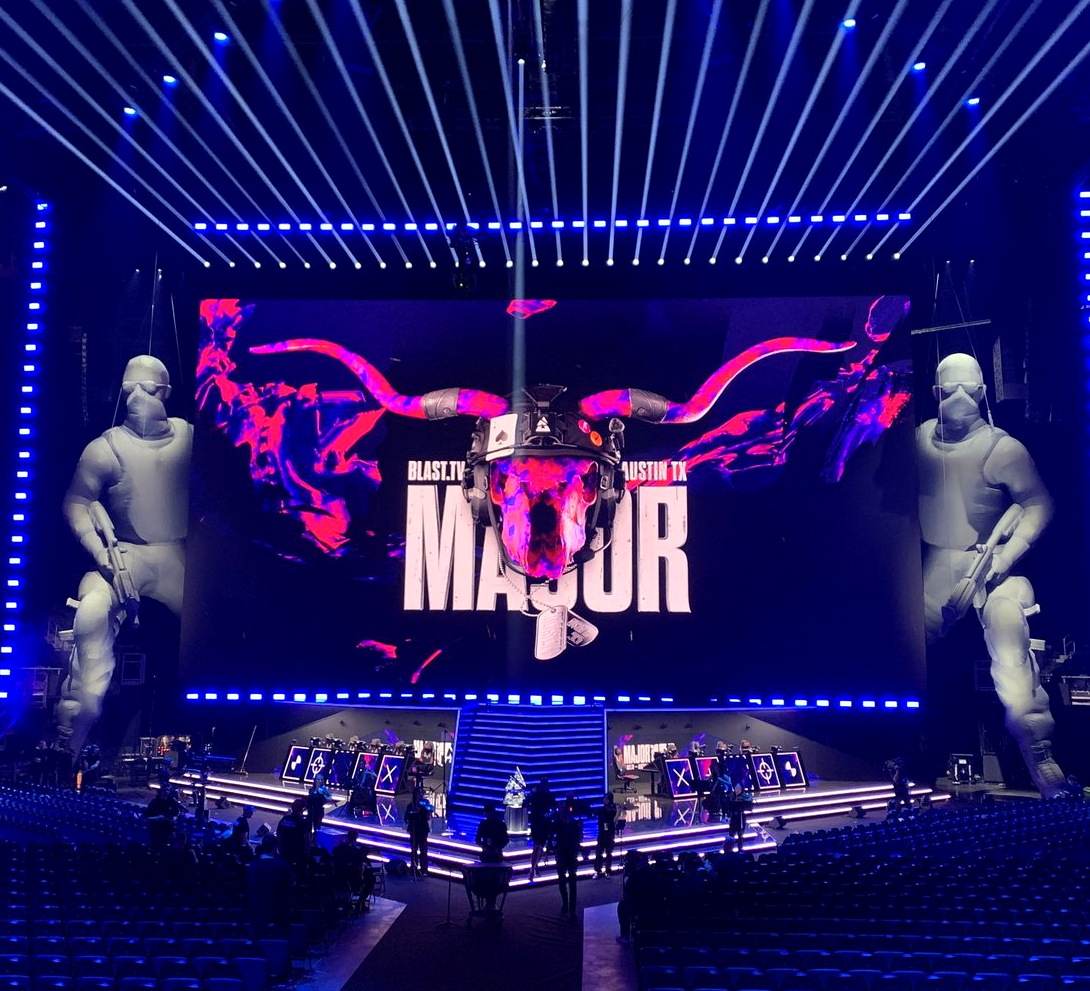 Арена BLAST Austin Major 2025 перед матчами Stage 3