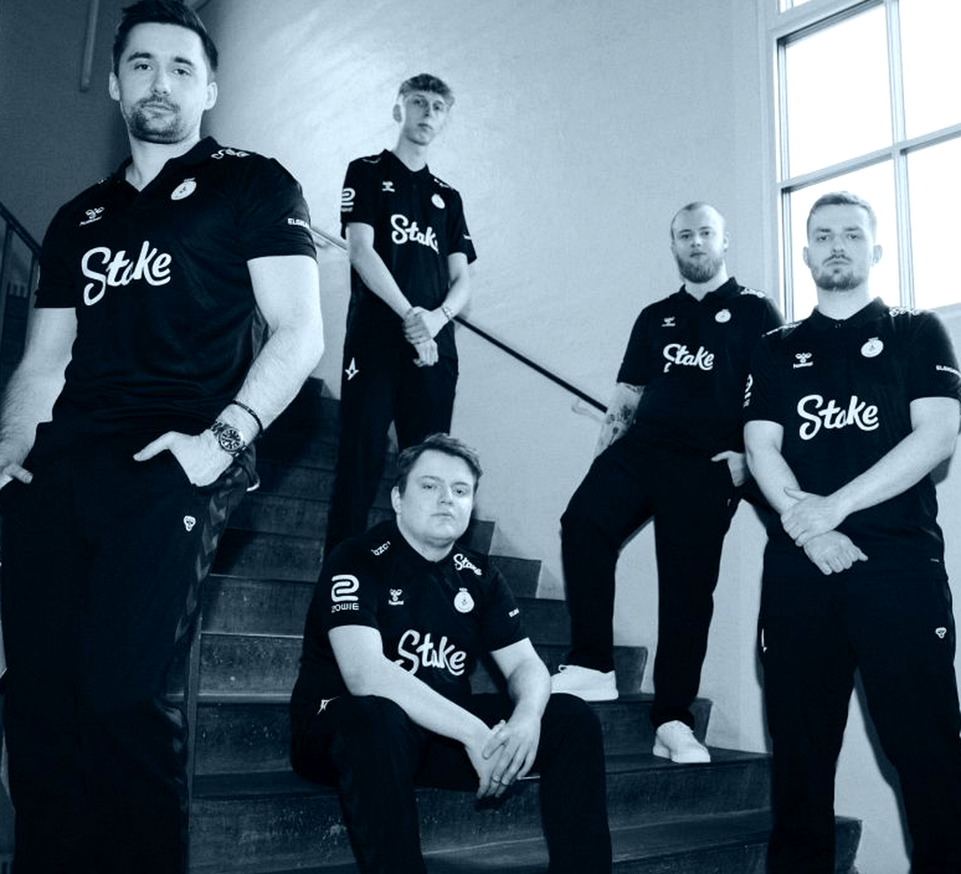Игроки Astralis во время матча группового этапа Stake Pulse Beat II