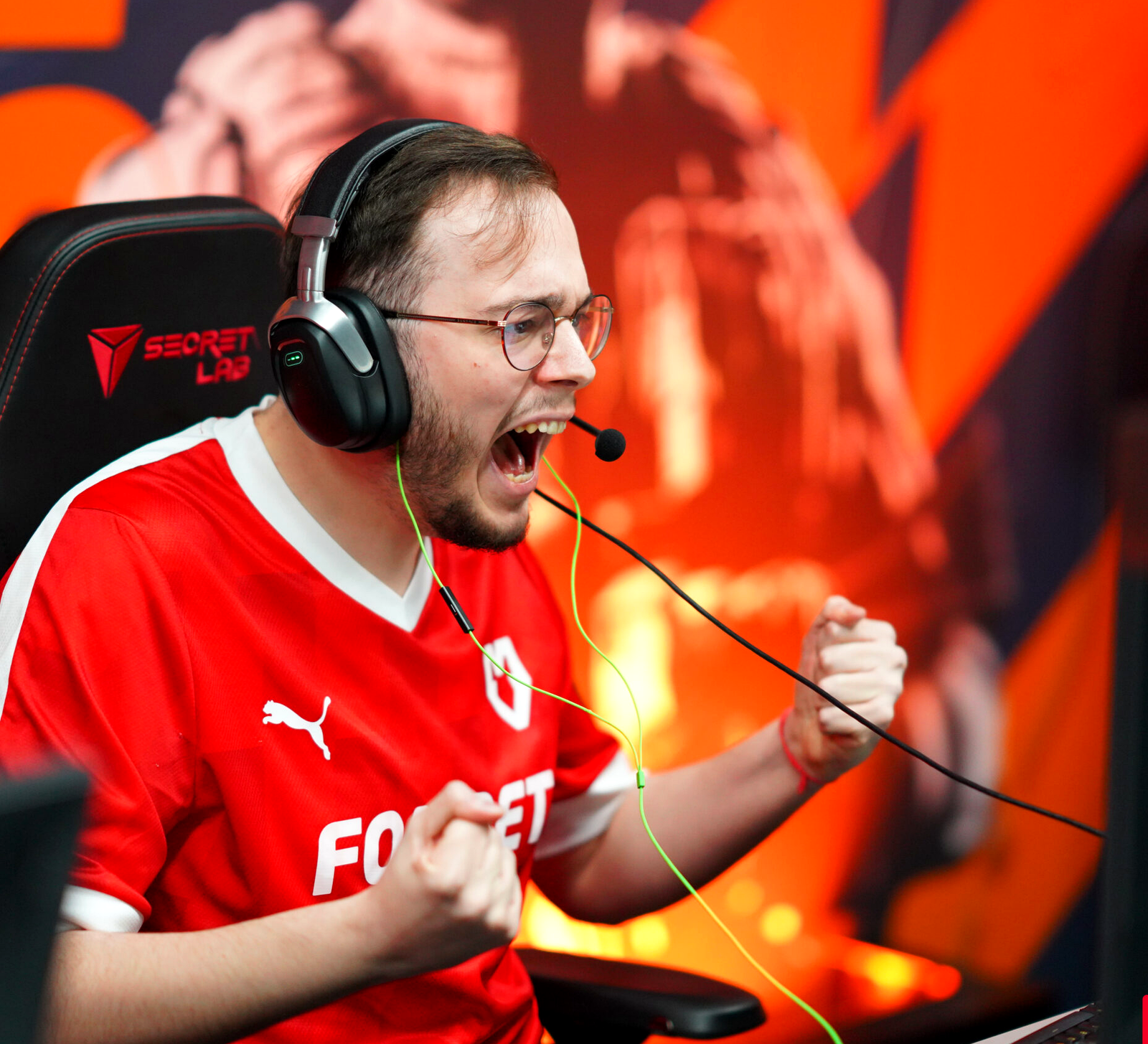 Dorian xertioN Berman во время матча CS2 за MOUZ