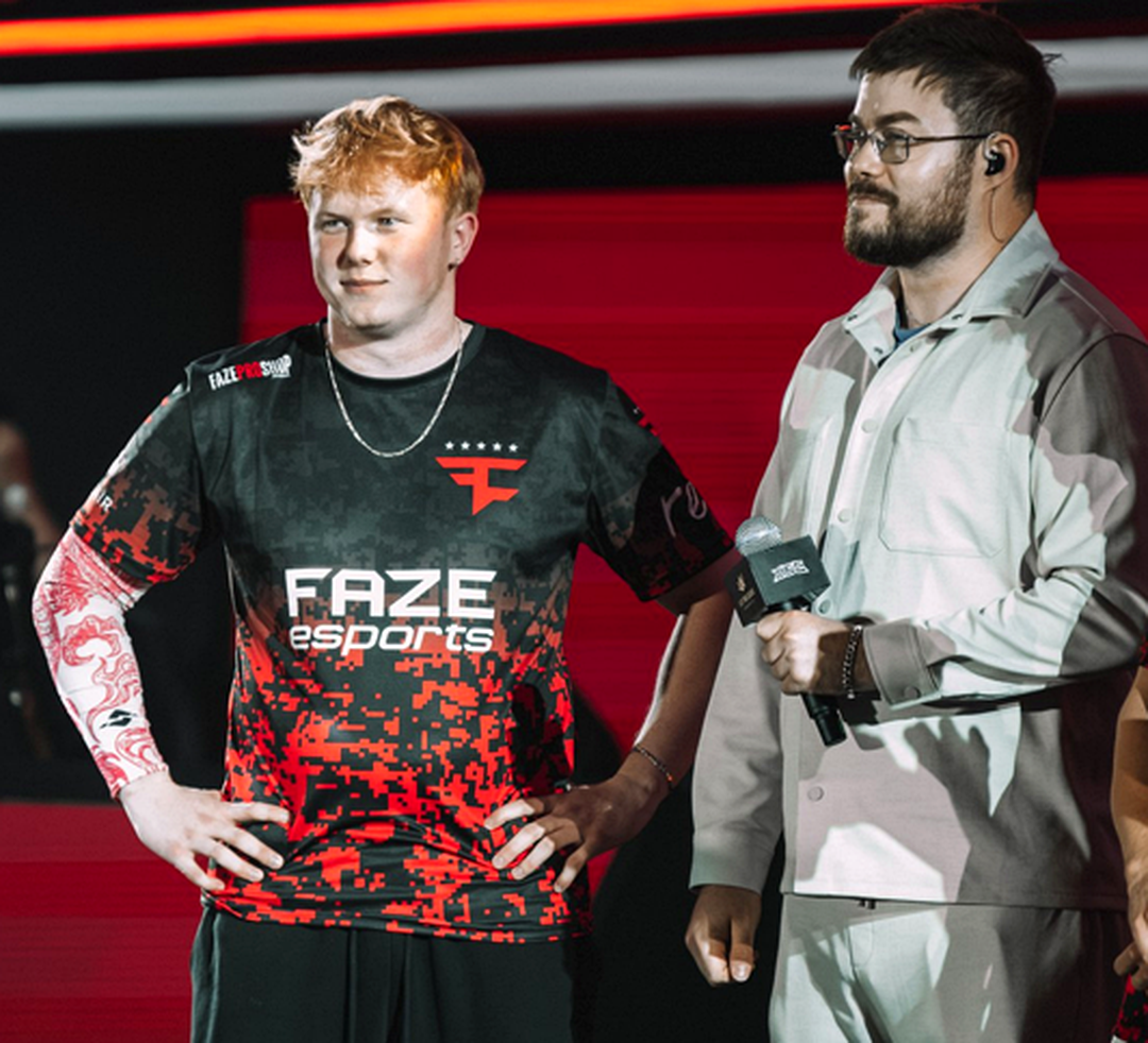 Состав FaZe Clan по CS2 на сцене турнира