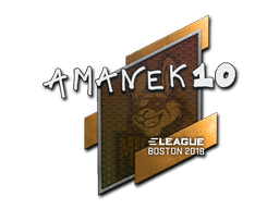 AmaNEk | Бостон 2018 -  CS:GO/CS 2