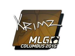 KRIMZ | Колумбус 2016 -  CS:GO/CS 2