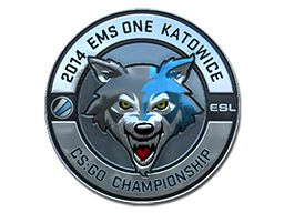 Волк ESL (металлическая) | Катовице 2014 -  CS:GO/CS 2