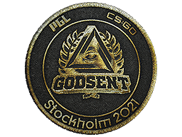 GODSENT (Gold) | Stockholm 2021 -  CS:GO/CS 2